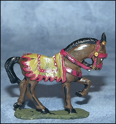 APT H1 - Persian horse decorated saddlecloth type 1